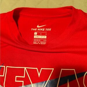 Nike Men's Bold Red Graphic Tee Texas